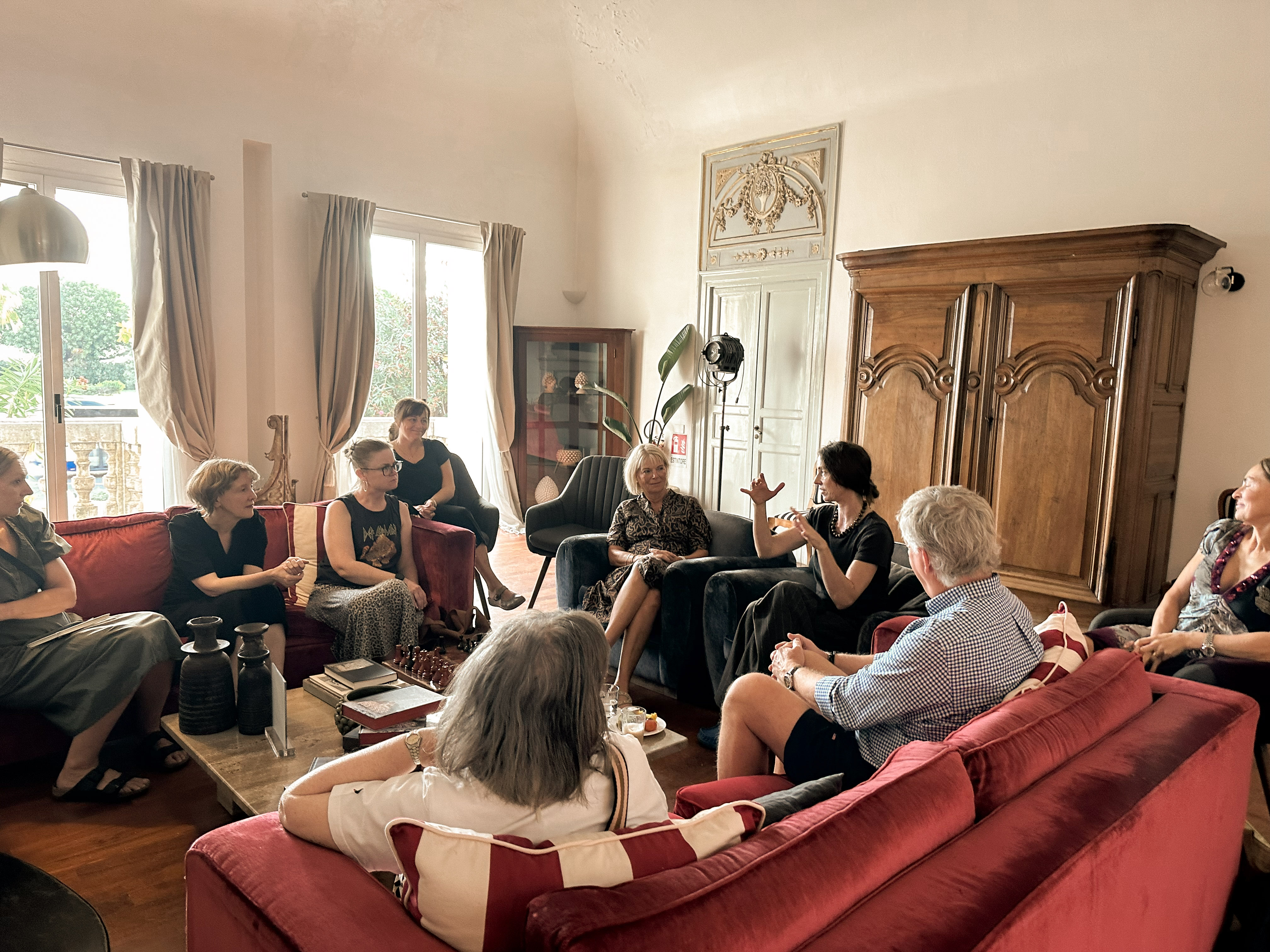 Sicilien Vintage gruppbild